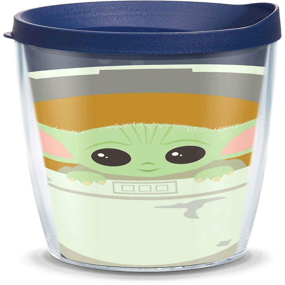 Tervis The Mandalorian Child in Carrier Made in USA Double Walled Insulated Tumbler Travel Cup Keeps Drinks Cold & Hot, 16oz, Classic