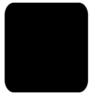 Adhesive Blackboard for Writing and Erasing with Chalk. | Wall Sticker. Non Removable Vinyl Sheet. Mod: Rectangle 36 x 28'5 cms