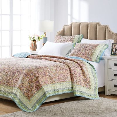 Barefoot Bungalow Palisades Pastel 3-Piece Quilt Set King 3 Piece