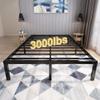 45MinST 18 Inch Platform Bed Frame/Easy Assembly Mattress Foundation / 3000lbs Heavy Duty Steel Slat/Noise Free/No Box Spring Needed,King view 1
