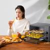 Multifunctional Food Dehydrator, Small Automatic Fresh-keeping Machine and Oven, all-in-one Machine for Baking/Dried Fruit/Grill, Digital Timer and Temperature Control, 13L view 3