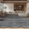 SAFAVIEH Area Rug 8x10 - Tulum Collection - Large - Black & Ivory, Moroccan Boho Tribal Design, Non-Shedding & Easy to Clean, Ideal for Living Room, Bedroom, Dining Space (TUL272Z) view 1