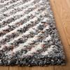 SAFAVIEH Area Rug 8x10 - Canyon Shag Collection - Large - Grey & Ivory, Moroccan Design, Non-Shedding & Easy Cleaning, 1.6-inch Thick Ideal for Living Room, Bedroom, Office, Dining Space (CNY551F) view 2