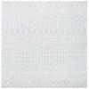 SAFAVIEH Area Rug 8x10 - Tulum Collection - Large - Light Grey & Ivory, Moroccan Boho Distressed Design, Non-Shedding & Easy to Clean, Ideal for Living Room, Bedroom, Dining Space (TUL270F) view 3