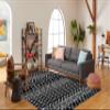 SAFAVIEH Area Rug 8x10 - Tulum Collection - Large - Black & Ivory, Moroccan Boho Distressed Design, Non-Shedding & Easy to Clean, Ideal for Living Room, Bedroom, Dining Space (TUL270Z) view 4