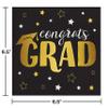 Creative Converting Grad Adventure Napkins, 6.5", Multi-color view 2