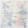 SAFAVIEH Area Rug 8x10 - Tulum Collection - Large - Ivory & Blue, Moroccan Boho Tribal Design, Non-Shedding & Easy to Clean, Ideal for Living Room, Bedroom, Dining Space (TUL272C) view 2