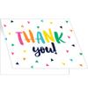Creative Converting Fun Fiesta Thank You Foldover Invitation, 4" x 5", Multi-color view 1