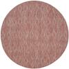 SAFAVIEH Washable Rug Outdoor Courtyard Collection - 5'3" Round, Red, Non-Shedding & Easy Cleaning, Ideal for Patio, Backyard, Mudroom (CY8522-36522) view 2