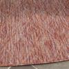 SAFAVIEH Washable Rug Outdoor Courtyard Collection - 5'3" Round, Red, Non-Shedding & Easy Cleaning, Ideal for Patio, Backyard, Mudroom (CY8522-36522) view 3