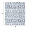 SAFAVIEH Area Rug 8x10 - Tulum Collection - Large - Ivory & Navy, Moroccan Boho Tribal Design, Non-Shedding & Easy to Clean, Ideal for Living Room, Bedroom, Dining Space (TUL272D) view 2