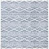 SAFAVIEH Area Rug 8x10 - Tulum Collection - Large - Ivory & Navy, Moroccan Boho Tribal Design, Non-Shedding & Easy to Clean, Ideal for Living Room, Bedroom, Dining Space (TUL272D) view 3