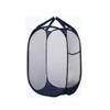 Jkhome Square Pop Up Laundry Mesh Hamper Collapsible Dirty Clothes Sorter Basket Bag Home, Foldable, Mesh, Durable Handles, Holds 2 Loads (1, Blue - Four mesh Faces) view 1