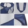 Jkhome Square Pop Up Laundry Mesh Hamper Collapsible Dirty Clothes Sorter Basket Bag Home, Foldable, Mesh, Durable Handles, Holds 2 Loads (1, Blue - Four mesh Faces) view 3