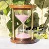 Sand Timer 1 Minute Pink Sand Solid Brass Direct Old Time Clock Beautiful Gift view 1