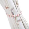 1 Pair High-Grade Ceramic Beads Curtain Rope Buckle Simple Decorative Curtain Bandage Tiebacks Rope Drapery Curtain Holdbacks (Jujube red) view 1