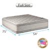 Dream Solutions USA Dream Sleep Princess Gentle Plush 2-Sided Full Eurotop Mattress Only with Mattress Cover Protector - Orthopedic, Sleep System with Enhanced Cushion Support, Longlasting view 2