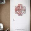 Just Customized Personalized Door Sign for Home D_cor, Personalized with Your Last Name and Initials, Design Your Own view 2