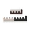 Colorful Modern Anodized Aluminum Jerusalem Travel Menorah for Hanukkah (Black) view 1