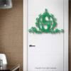 Just Customized Personalized Door Sign for Home Decor, Personalized with Your Last Name and Initials, Design Your Own view 2