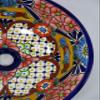 15" ROUND TALAVERA SINK (Semi-Recessed) drop in mexican handmade ceramic view 4