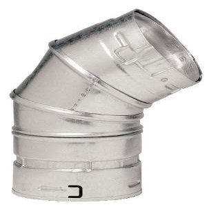 Metal Fab 4 B-vent 45 60 Elbow 4m45 60