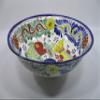 15" ROUND TALAVERA SINK (Semi-Recessed) drop in mexican handmade ceramic view 1