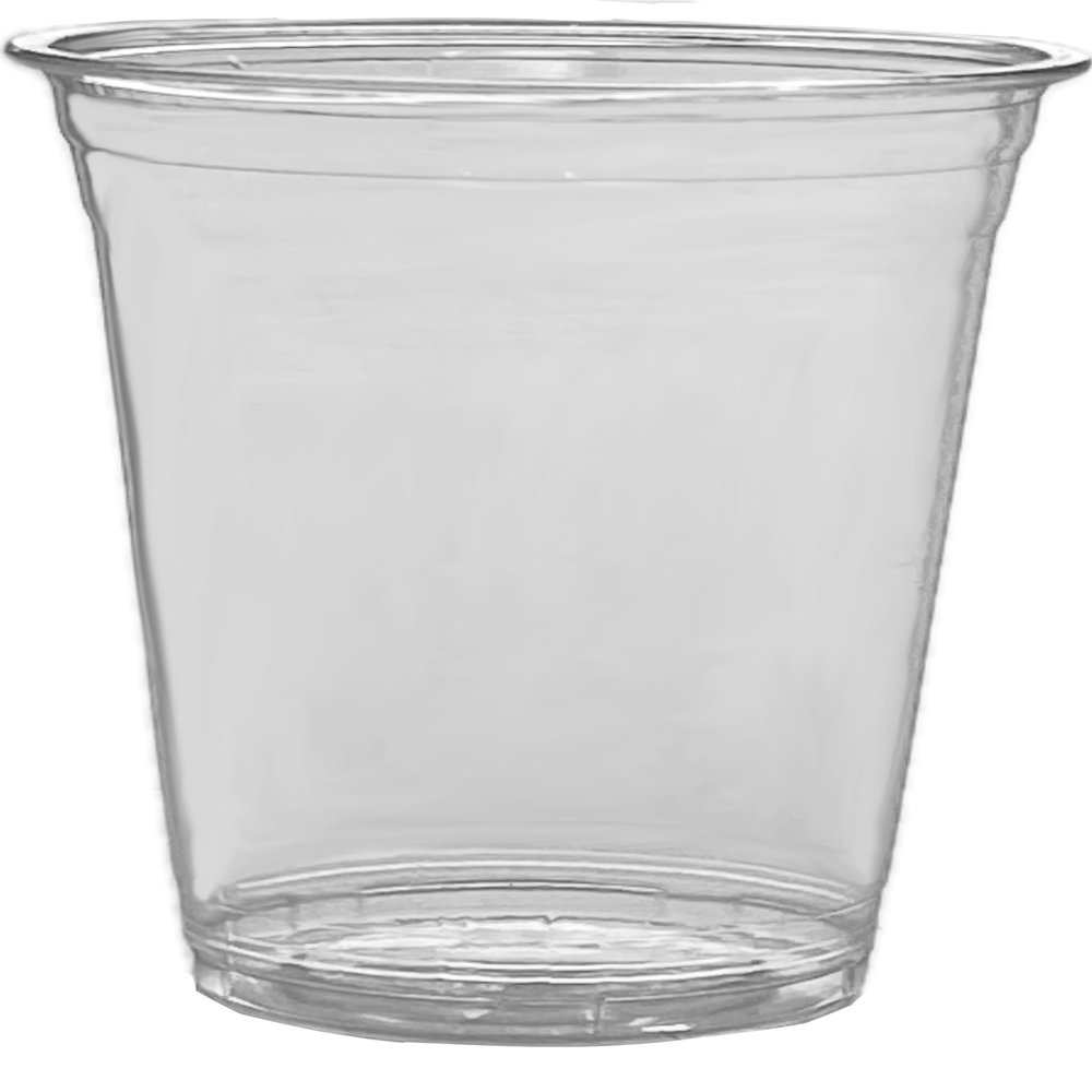 Niche Plus COLD Disposable PET Resin Cups, Clear, 20.3 fl oz (600 ml), Pack of 50