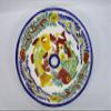 15" ROUND TALAVERA SINK (Semi-Recessed) drop in mexican handmade ceramic view 2