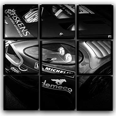 Big 9 Piece Dbr9 Car Wall Art Decor Picture Painting Poster Print on Canvas Panels Pieces - Sport Car Theme Wall Decoration Set - Sports Car Wall Picture for Showroom Office 30 by 30 in