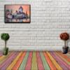 Castle Wall Art Decor Picture Painting Poster Print on Canvas Panels Pieces - Creative Theme Wall Decoration Set - Castle Wall Picture for Creative Space 17 by 30 in view 2
