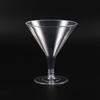 Zappy 6 oz Plastic Martini Glasses, Clear, Heavy Duty, Cocktail Glasses, Disposable, Recyclable, BPA Free, Reusable view 1