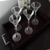 Zappy 6 oz Plastic Martini Glasses, Clear, Heavy Duty, Cocktail Glasses, Disposable, Recyclable, BPA Free, Reusable view 2