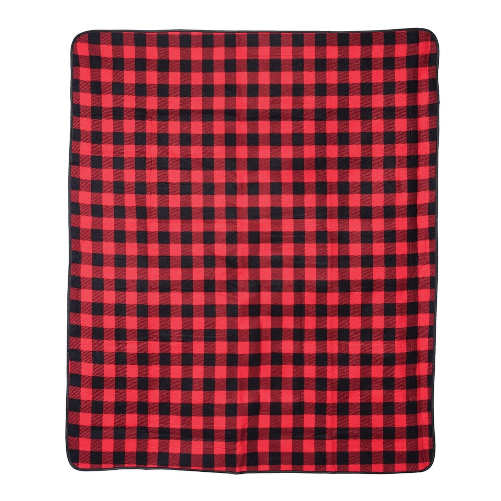 C&F Home Buffalo Check Picnic Blanket 50x60 inches Red