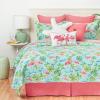 C&F Home Blue and Pink Flamingo Garden Twin 2 Piece Cotton Quilt Set Summer Beach Ocean Coastal Reversible Machine Washable Lightweight Bedspread Coverlet Twin 2 Piece Set Blue view 3