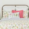 C&F Home Genevieve Floral Twin Cotton Quilt Set Reversible Machine Washable Bedding Spring Floral Flower Garden Twin 2 Piece Set White view 2