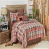 C&F Home Saffron Rustic Plaid Twin Cotton Quilt Set Reversible Machine Washable Bedding Lodge Cabin Nature Woodland Forrest Twin 2 Piece Set Orange view 1