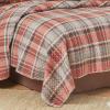 C&F Home Saffron Rustic Plaid Twin Cotton Quilt Set Reversible Machine Washable Bedding Lodge Cabin Nature Woodland Forrest Twin 2 Piece Set Orange view 3