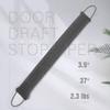 Tuffen Door Draft Stopper, 37 Inch Weighted Under Door Noise Cold Air Blocker, Heavy Duty Sound Proof Draft Guard Gap Snake for Bottom of Doors and Windows, 2.3lbs (Grey) view 2