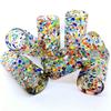 MexHandcraft Confetti Rocks 2 oz Tequila Shot Glasses (set of 6), Recycled Glass, Lead-free, Toxin-Free (Shot) view 3