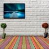 Night Pier Wall Art Decor Picture Painting Poster Print on Canvas Panels Pieces - Creative Theme Wall Decoration Set - Pier Wall Picture for Creative Space 23 by 40 in view 2
