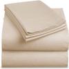 Bedding Castle, 800 Thread Count Luxury Egyptian Cotton 4pc Sheet Set - Stain Wrinkle Fade Resistant, 23 inch Deep Pocket Bedding Set (Olmypic Queen, Beige) view 1