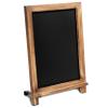 Rustic Torched Tabletop Chalkboard Sign/Hanging Magnetic Wall Chalkboard/Small Countertop Chalkboard Easel/Kitchen Countertop Memo Board / 12" x 17" in. Weddings, Birthdays, Baby Announcements view 1