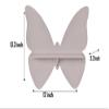 CribMATE Floating Shelf Nursery Room/Kids Room Butterfly Decorative Floating Shelf (Grey) view 3