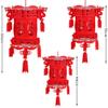 2PCS Red Decorations for Chinese New Year Wedding - Size S Red view 2