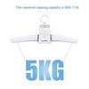 Fdit Portable Electric Clothes Dryer, Foldable Drying Hanger with Hot and Cold Modes, Timer, 150W, 110-240V, for Shoes, Underwear, Baby Clothes view 2