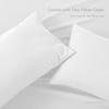 Bedding Castle, 800 Thread Count Luxury Egyptian Cotton 4pc Sheet Set - Stain Wrinkle Fade Resistant, 22 inch Deep Pocket Bedding Set (Olmypic Queen, White) view 4