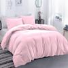 100% Egyptian Cotton Material Oversized Super King Size 1 Piece Zipper Duvet Cover by High Kotton 800 Thread Count Solid Pattern Baby Pink view 1