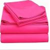 Bedding Castle, 800 Thread Count Luxury Egyptian Cotton 4pc Sheet Set - Stain Wrinkle Fade Resistant, 23 inch Deep Pocket Bedding Set (Olmypic Queen, Hot Pink) view 1