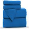 Bedding Castle, 800 Thread Count Luxury Egyptian Cotton 4pc Sheet Set - Stain Wrinkle Fade Resistant, 23 inch Deep Pocket Bedding Set (Olmypic Queen, Royal Blue) view 2